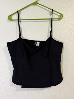 H&M Divided Fitted Bustier Top